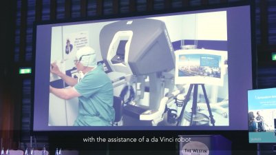 Live surgery session in 3D